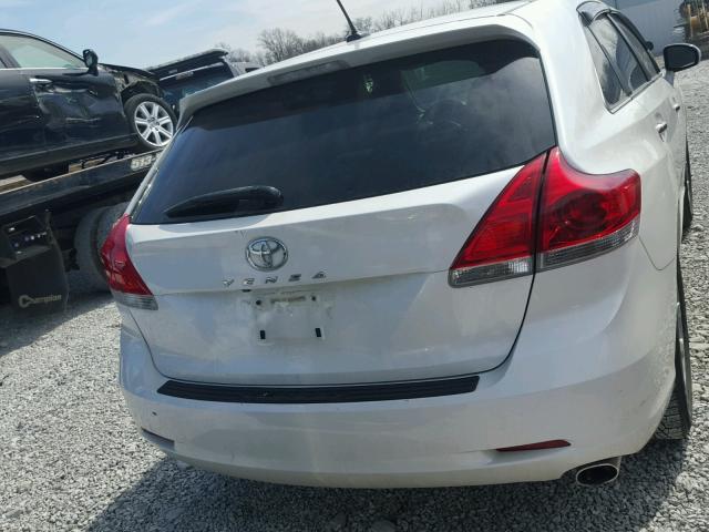 4T3ZA3BB2AU029260 - 2010 TOYOTA VENZA BASE WHITE photo 9