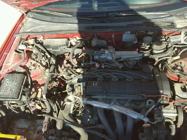 JHMBA4134MC012029 - 1991 HONDA PRELUDE SI RED photo 7