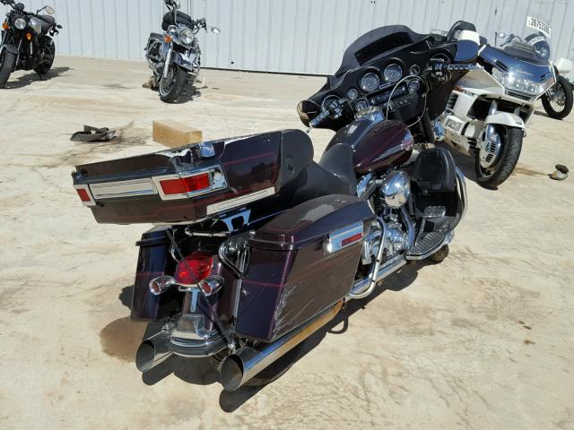 1HD1FCW355Y631503 - 2005 HARLEY-DAVIDSON FLHTCUI BURGUNDY photo 4