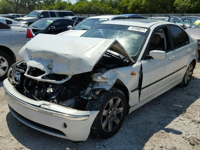 WBAET37425NJ86266 - 2005 BMW 325I WHITE photo 2