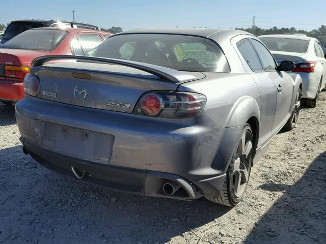 JM1FE173440120536 - 2004 MAZDA RX8 CHARCOAL photo 4