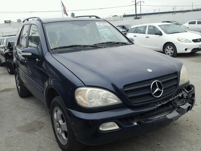 4JGAB54E43A384134 - 2003 MERCEDES-BENZ ML 320 BLUE photo 1