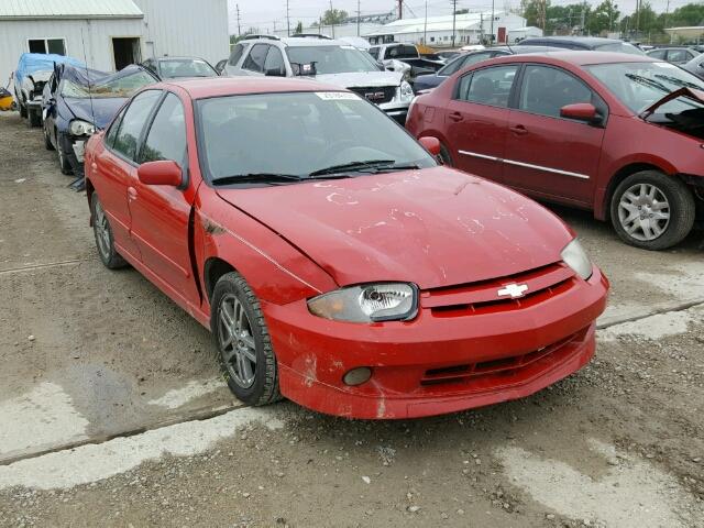 1G1JH52F537302836 - 2003 CHEVROLET CAVALIER L RED photo 1