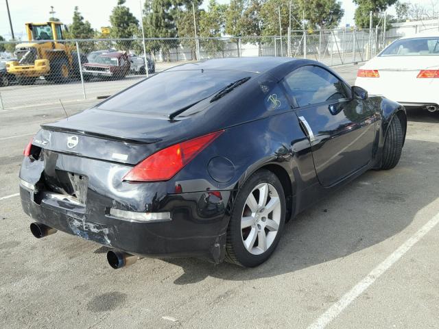 JN1AZ34E73T021774 - 2003 NISSAN 350Z COUPE BLACK photo 4