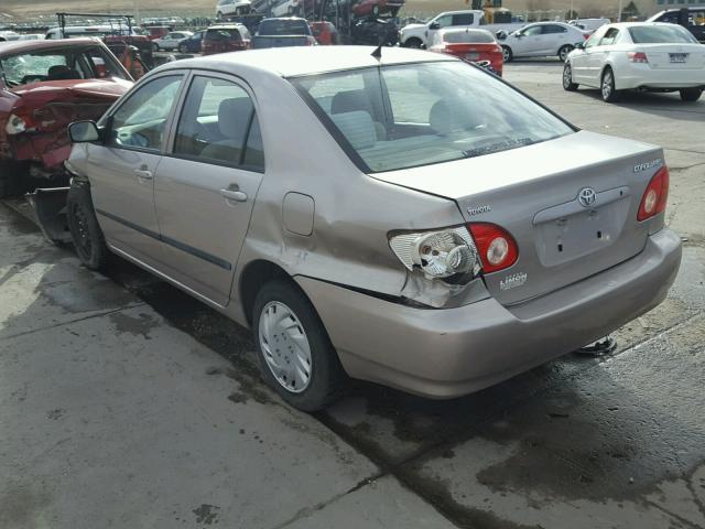 1NXBR32E13Z079678 - 2003 TOYOTA COROLLA CE GRAY photo 3