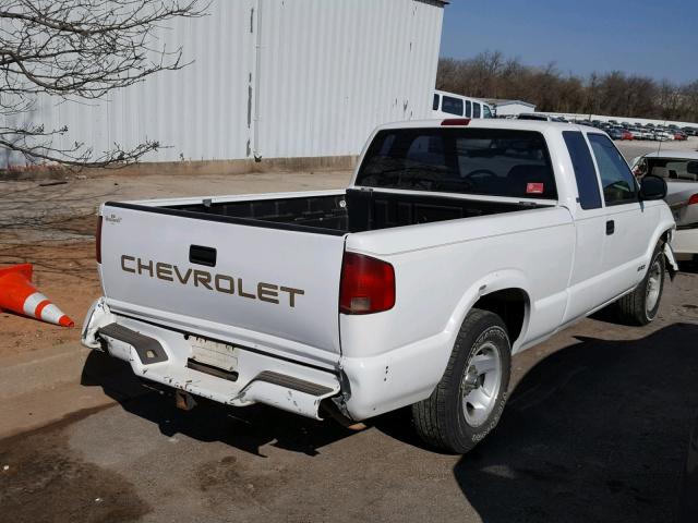 1GCCS19X9VK240690 - 1997 CHEVROLET S TRUCK S1 WHITE photo 4