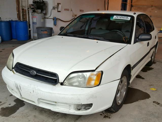 4S3BE635417216110 - 2001 SUBARU LEGACY L WHITE photo 2