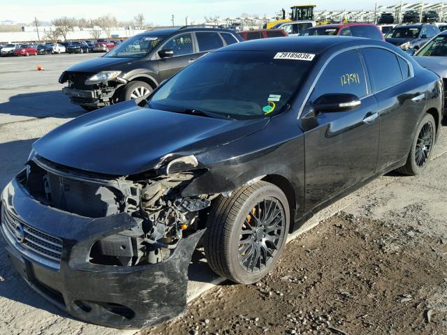 1N4AA5AP7BC866831 - 2011 NISSAN MAXIMA S BLACK photo 2