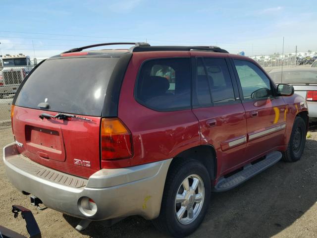 1GKDS13S632284455 - 2003 GMC ENVOY RED photo 4