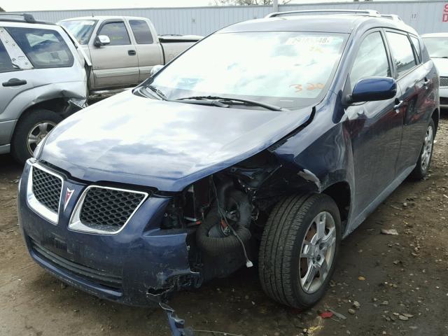 5Y2SM67049Z405423 - 2009 PONTIAC VIBE BLUE photo 2