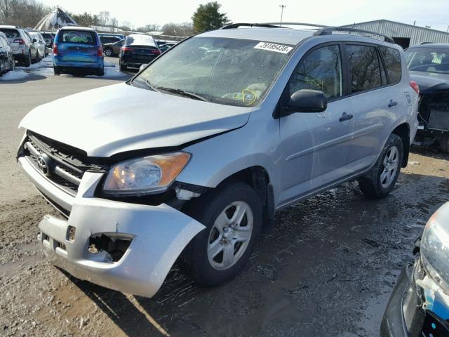 2T3BF4DV3AW054233 - 2010 TOYOTA RAV4 SILVER photo 2