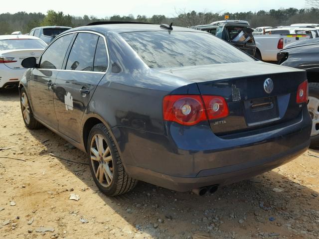 3VWSF81K96M660434 - 2006 VOLKSWAGEN JETTA 2.5 BLUE photo 3