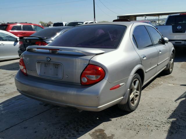 JN1CA31D41T825510 - 2001 NISSAN MAXIMA GXE GRAY photo 4