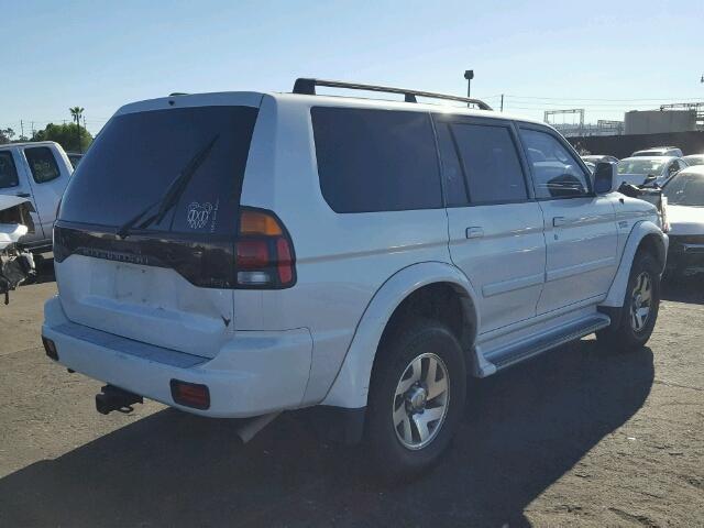 JA4LS41R12J039277 - 2002 MITSUBISHI MONTERO SP WHITE photo 4