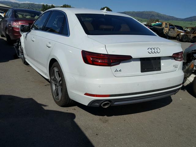 WAULMAF48JN001920 - 2018 AUDI A4 ULTRA P WHITE photo 3