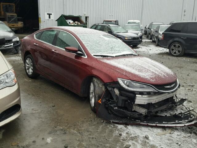 1C3CCCCG0FN524697 - 2015 CHRYSLER 200 C RED photo 1