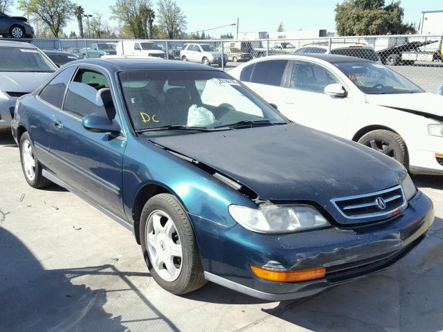 19UYA1157VL011634 - 1997 ACURA 2.2CL GREEN photo 1