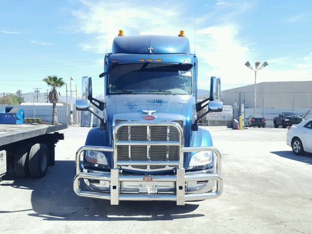 1XPBDP9X5ED246319 - 2014 PETERBILT 579 BLUE photo 9