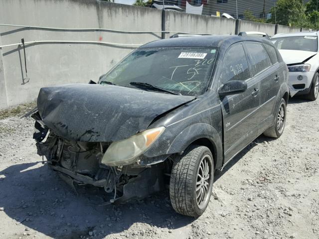 5Y2SL638X5Z479907 - 2005 PONTIAC VIBE BLACK photo 2