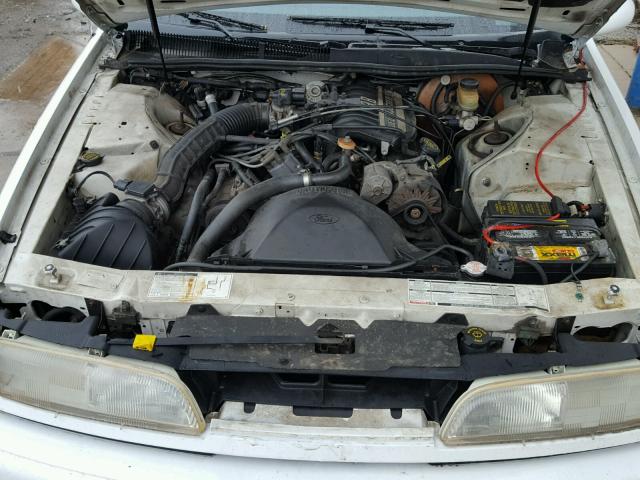 1FAPP6242PH204619 - 1993 FORD THUNDERBIR WHITE photo 7