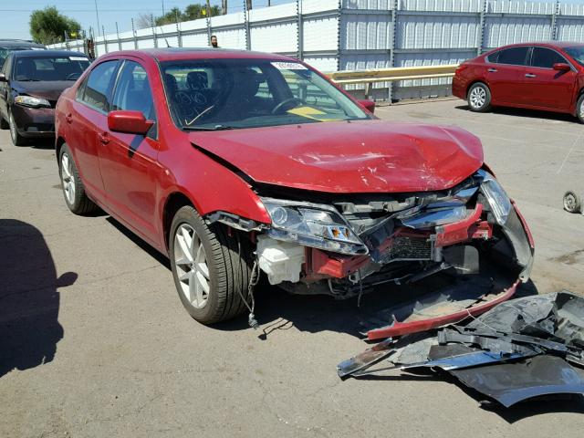 3FAHP0JG0CR283391 - 2012 FORD FUSION SEL RED photo 1