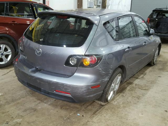 JM1BK344361530970 - 2006 MAZDA 3 HATCHBAC SILVER photo 4