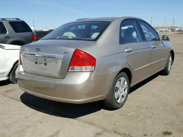 KNAFE122075404331 - 2007 KIA SPECTRA EX GOLD photo 4