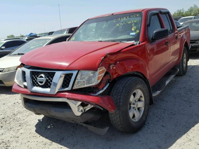 1N6AD07U69C409646 - 2009 NISSAN FRONTIER C RED photo 2