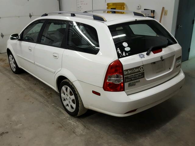 KL5JD86Z75K101244 - 2005 SUZUKI FORENZA S WHITE photo 3