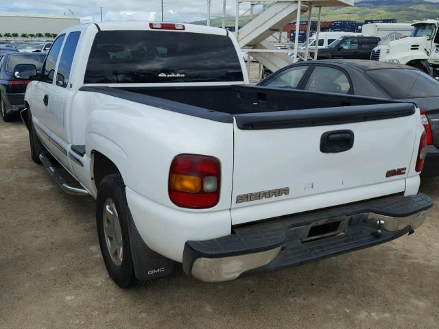 1GTEC19V42Z237011 - 2002 GMC NEW SIERRA WHITE photo 3