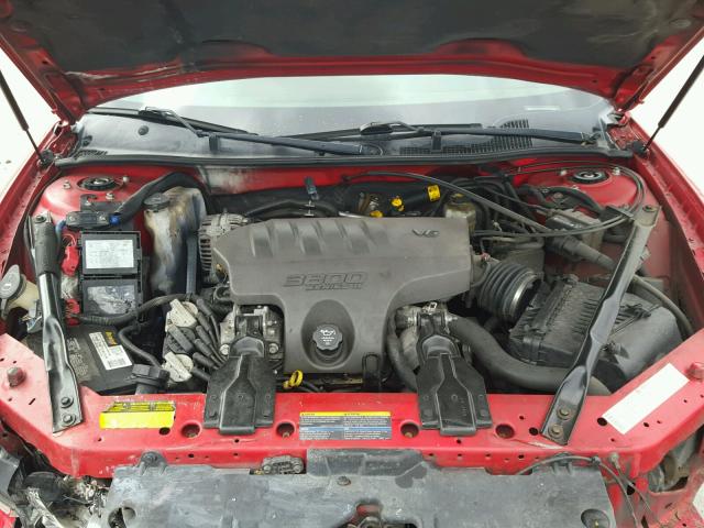 2G1WX12KX49428673 - 2004 CHEVROLET MONTE CARL RED photo 7