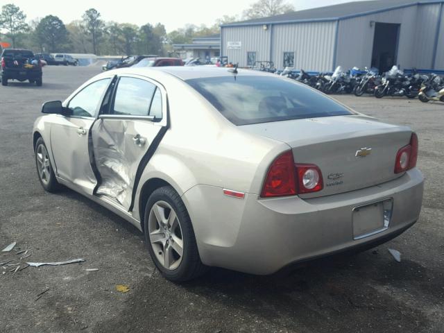 1G1ZB5EB6AF115928 - 2010 CHEVROLET MALIBU LS ოქროსფერი ფოტო 3