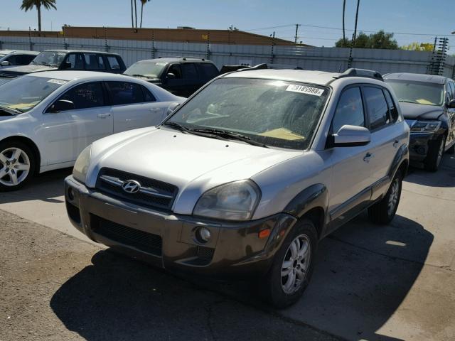 KM8JN12DX6U381686 - 2006 HYUNDAI TUCSON GLS SILVER photo 2