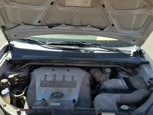 KM8JN12DX6U381686 - 2006 HYUNDAI TUCSON GLS SILVER photo 7