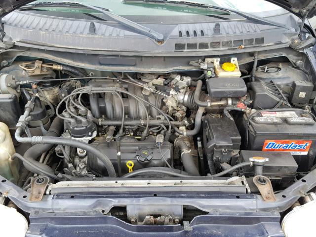 4N2XN11T4YD820484 - 2000 NISSAN QUEST SE BLUE photo 7