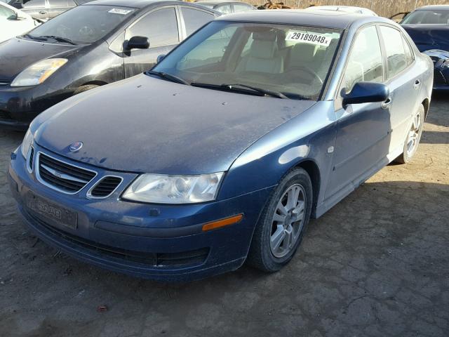 YS3FD49Y461111435 - 2006 SAAB 9-3 BASE BLUE photo 2