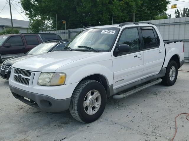 1FMZU77E01UC96861 - 2001 FORD EXPLORER S WHITE photo 2