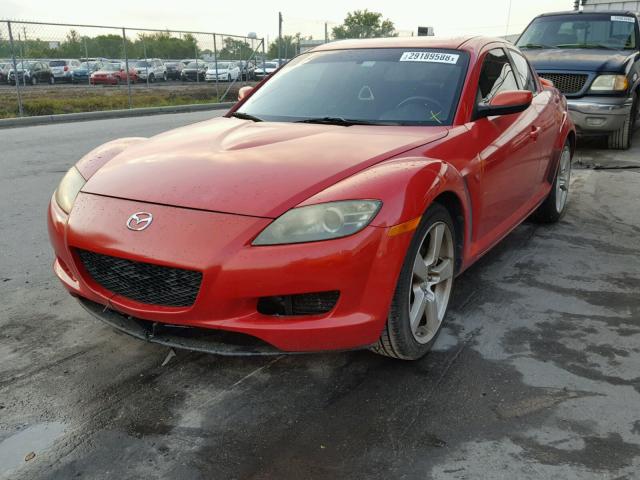 JM1FE173360206049 - 2006 MAZDA RX8 RED photo 2