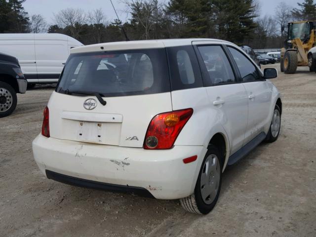 JTKKT624250104170 - 2005 TOYOTA SCION XA WHITE photo 4