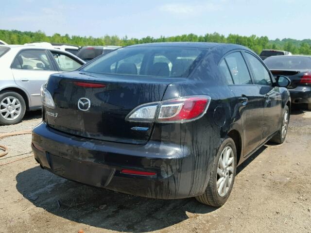 JM1BL1V75C1577617 - 2012 MAZDA MAZDA3I BLACK photo 4