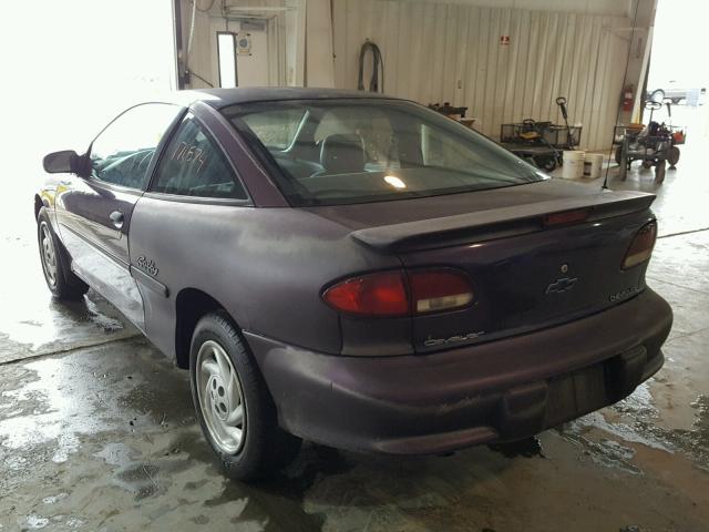 3G1JC1249WS856621 - 1998 CHEVROLET CAVALIER B PURPLE photo 3