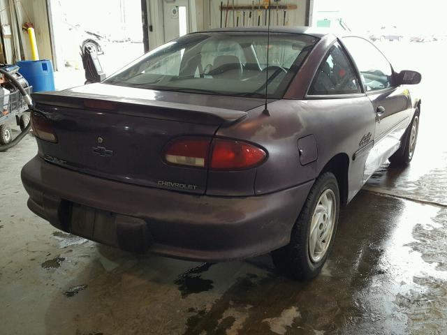 3G1JC1249WS856621 - 1998 CHEVROLET CAVALIER B PURPLE photo 4