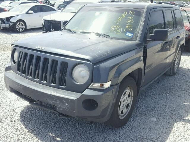 1J8FT28W78D719801 - 2008 JEEP PATRIOT SP GRAY photo 2