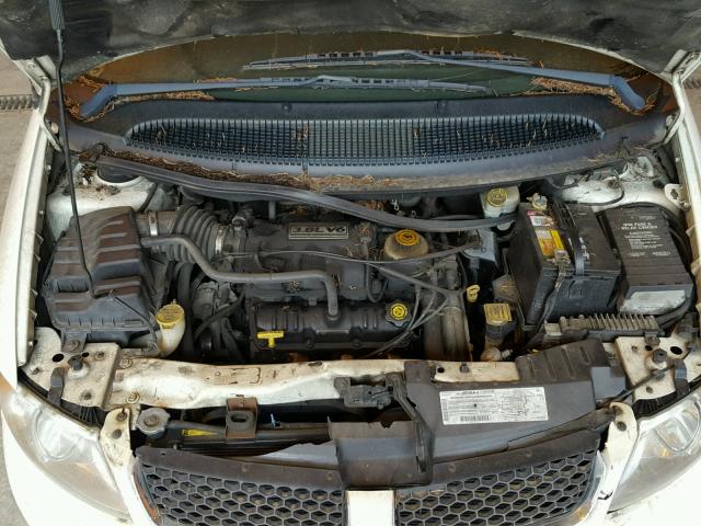 2B4GP54L52R767330 - 2002 DODGE GRAND CARA WHITE photo 7