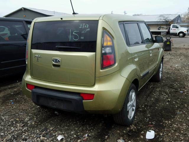 KNDJT2A22A7193784 - 2010 KIA SOUL + GREEN photo 4