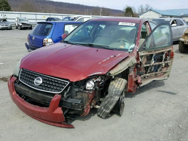 1N4AL11D26C189783 - 2006 NISSAN ALTIMA S MAROON photo 2