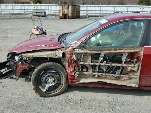 1N4AL11D26C189783 - 2006 NISSAN ALTIMA S MAROON photo 9