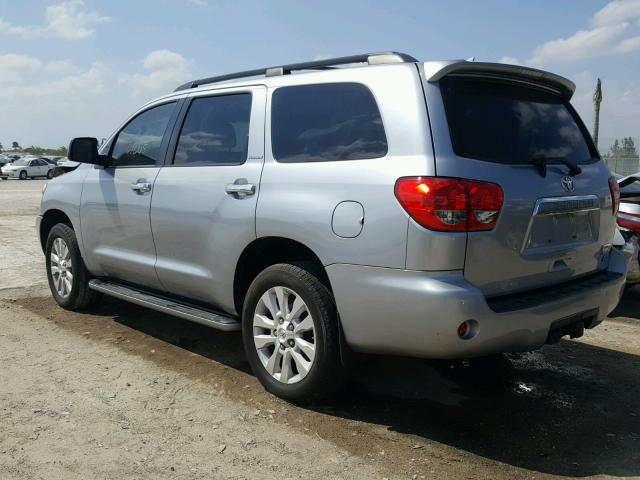 5TDDW5G10FS121094 - 2015 TOYOTA SEQUOIA PL SILVER photo 3