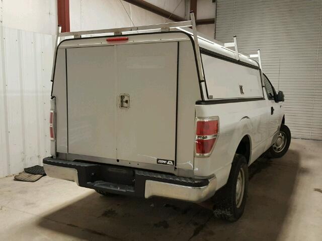 1FTMF1EM7DKD83480 - 2013 FORD F150 WHITE photo 4