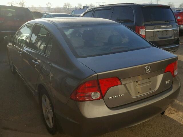 2HGFA16928H331724 - 2008 HONDA CIVIC EXL 灰色 照片 3